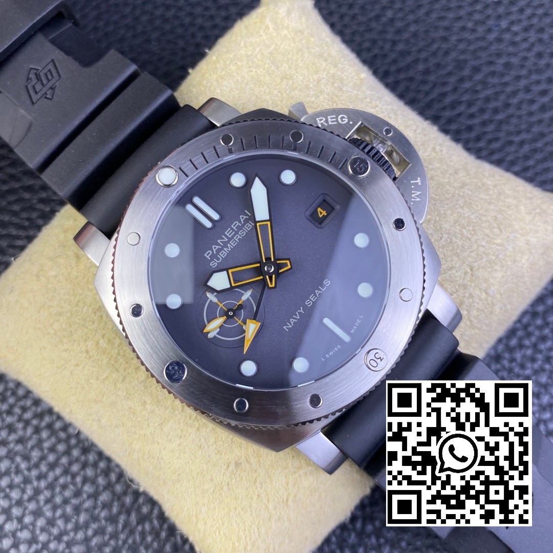 Panerai PAM01323 PAM1323 Y 44mm Submersible VS Factory 1:1 Best Edition Gray Dial