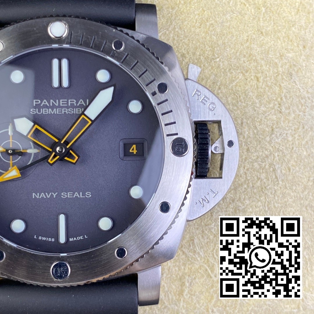 Panerai PAM01323 PAM1323 Y 44mm Submersible VS Factory 1:1 Best Edition Gray Dial