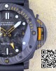 Panerai PAM01324 PAM1324 Y 44mm Submersible VS Factory 1:1 Best Edition Carbon Dial