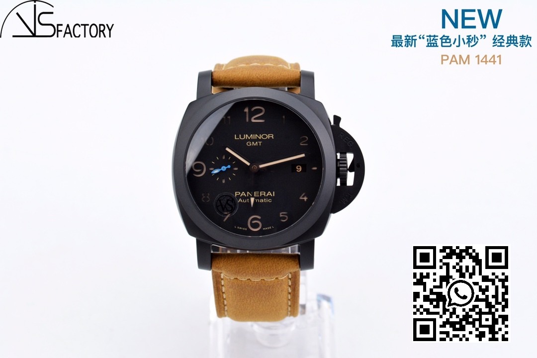 Panerai PAM01441 PAM1441 LUMINOR VS Factory 1:1 Best Edition Black Dial