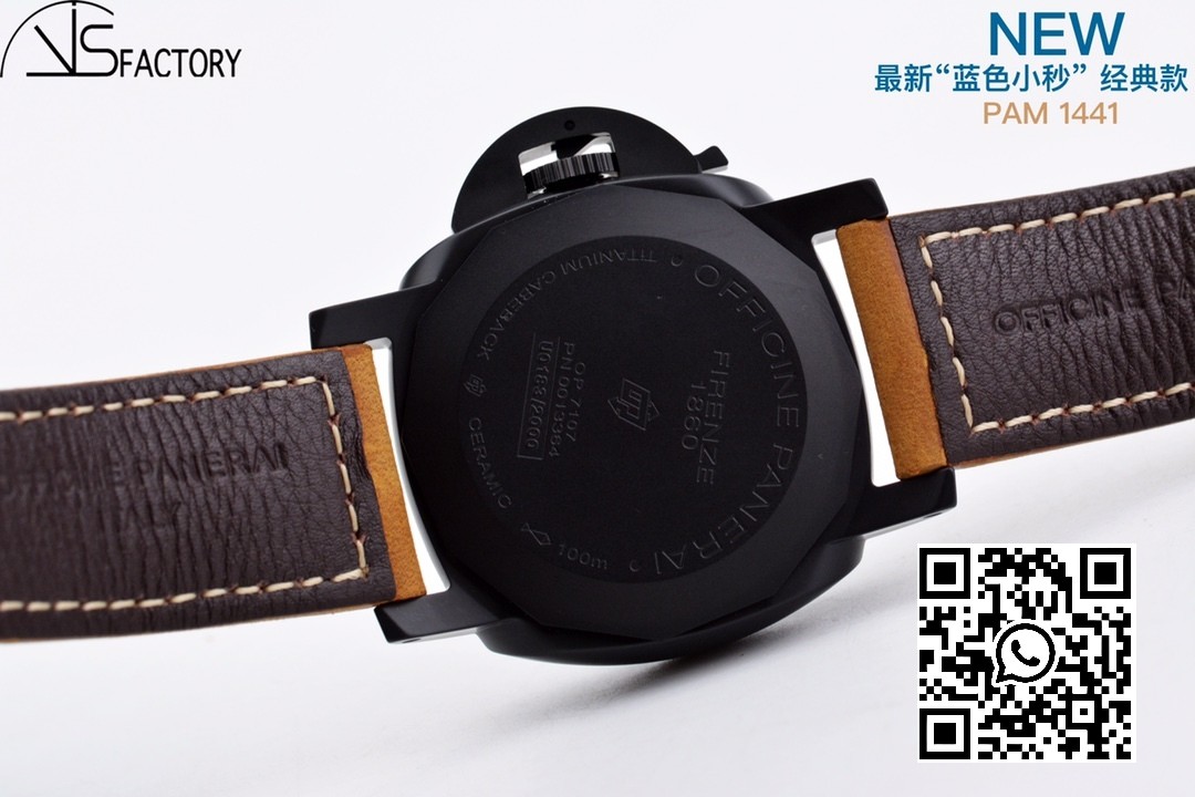 Panerai PAM01441 PAM1441 LUMINOR VS Factory 1:1 Best Edition Black Dial