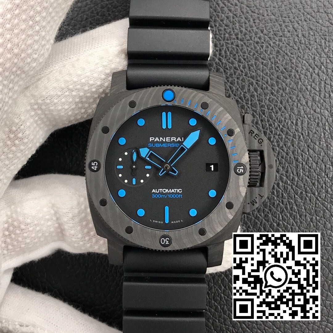 Panerai PAM01616 PAM1616 Carbotech 47mm VS Factory Best Edition Black Dial