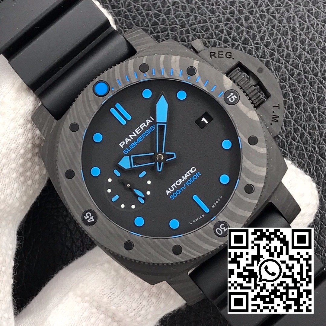 Panerai PAM01616 PAM1616 Carbotech 47mm VS Factory Best Edition Black Dial