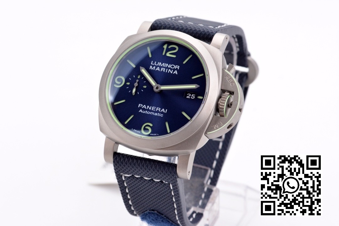 Panerai PAM01117 PAM1117 Titanium VS Factory 1:1 Best Edition Blue Dial