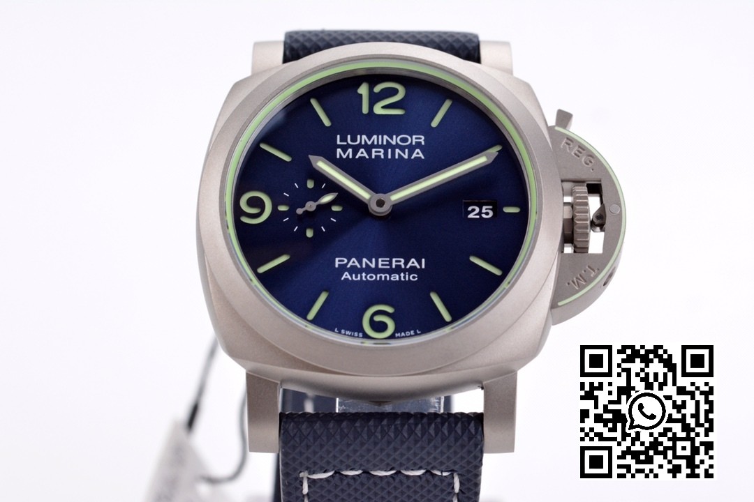 Panerai PAM01117 PAM1117 Titanium VS Factory 1:1 Best Edition Blue Dial