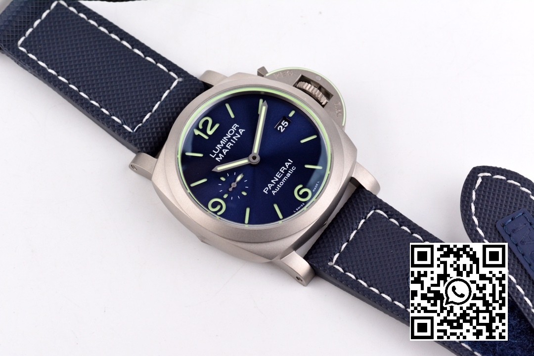 Panerai PAM01117 PAM1117 Titanium VS Factory 1:1 Best Edition Blue Dial