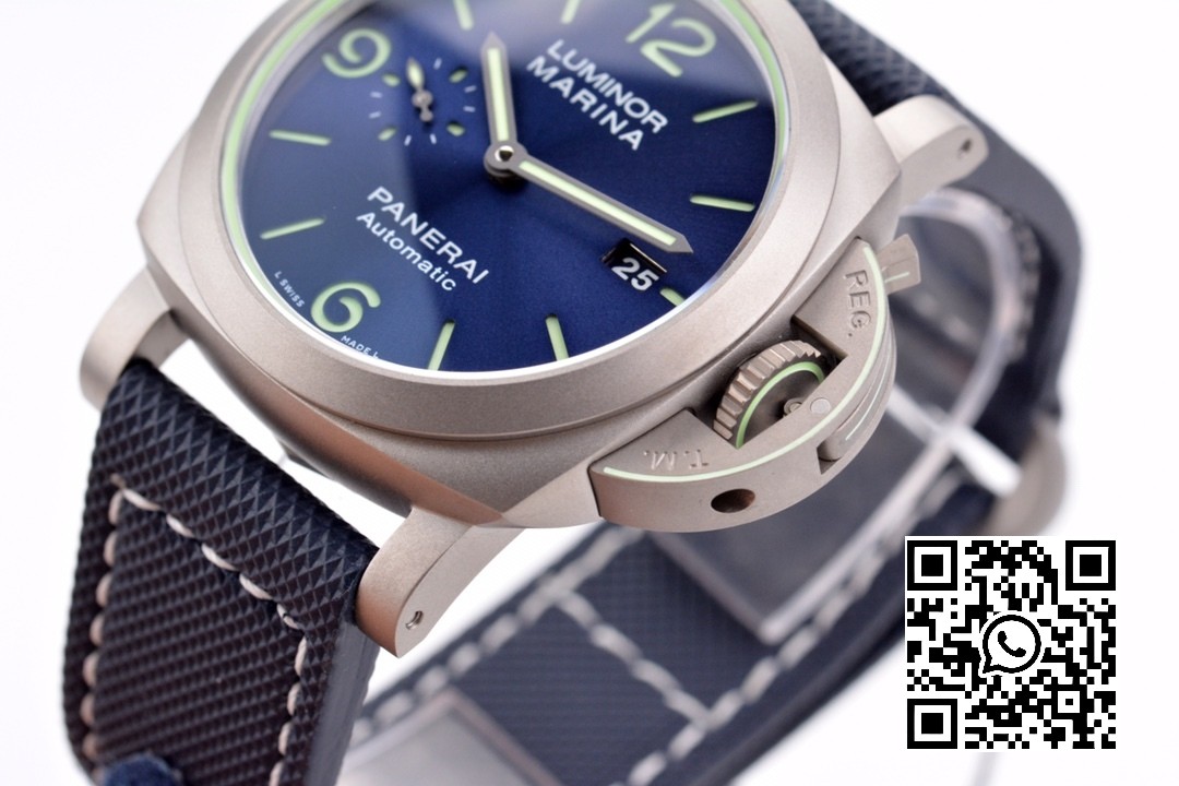 Panerai PAM01117 PAM1117 Titanium VS Factory 1:1 Best Edition Blue Dial