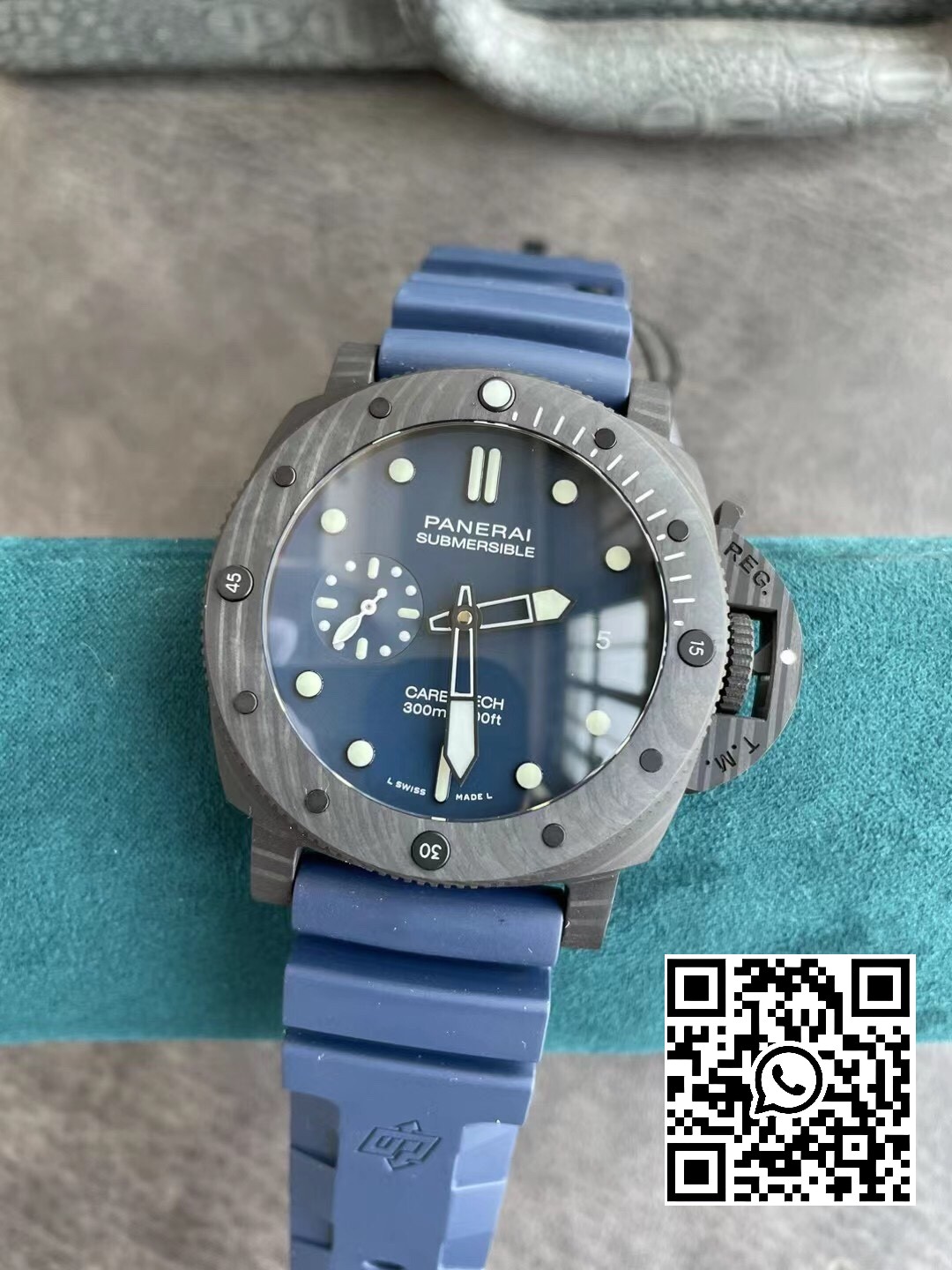 Panerai PAM01232 PAM1232 W Carbotech VS Factory 1:1 Best Edition Blue Dial