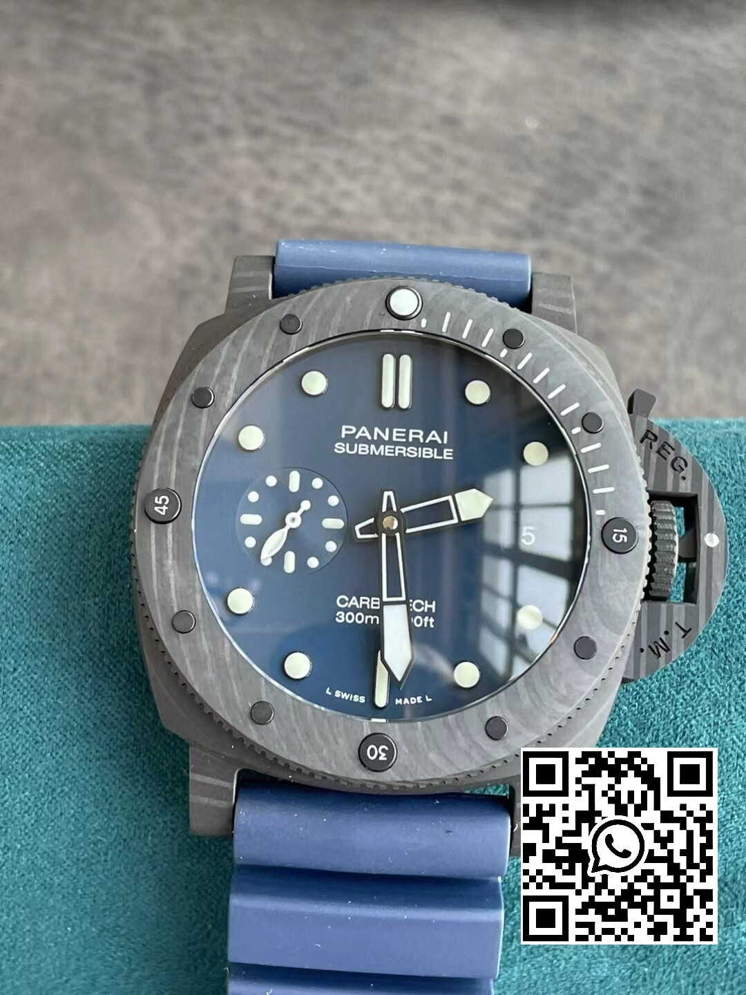 Panerai PAM01232 PAM1232 W Carbotech VS Factory 1:1 Best Edition Blue Dial