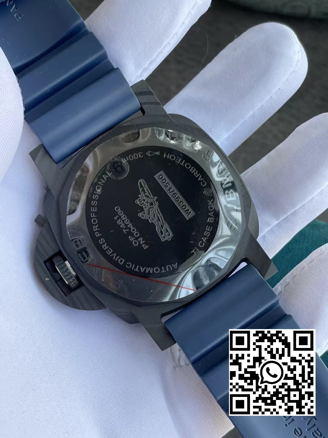 Panerai PAM01232 PAM1232 W Carbotech VS Factory 1:1 Best Edition Blue Dial