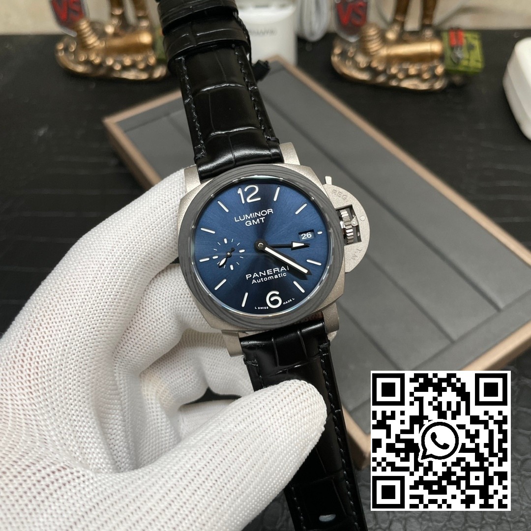 Panerai PAM01279 PAM1279 X Luminor GMT 42mm Titanium VS Factory 1:1 Best Edition Blue Dial