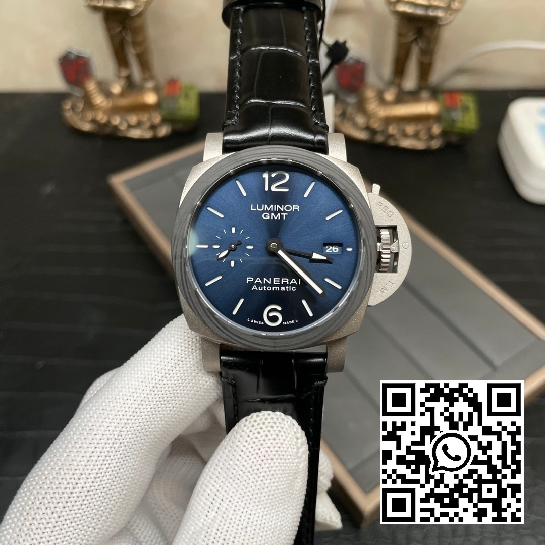 Panerai PAM01279 PAM1279 X Luminor GMT 42mm Titanium VS Factory 1:1 Best Edition Blue Dial