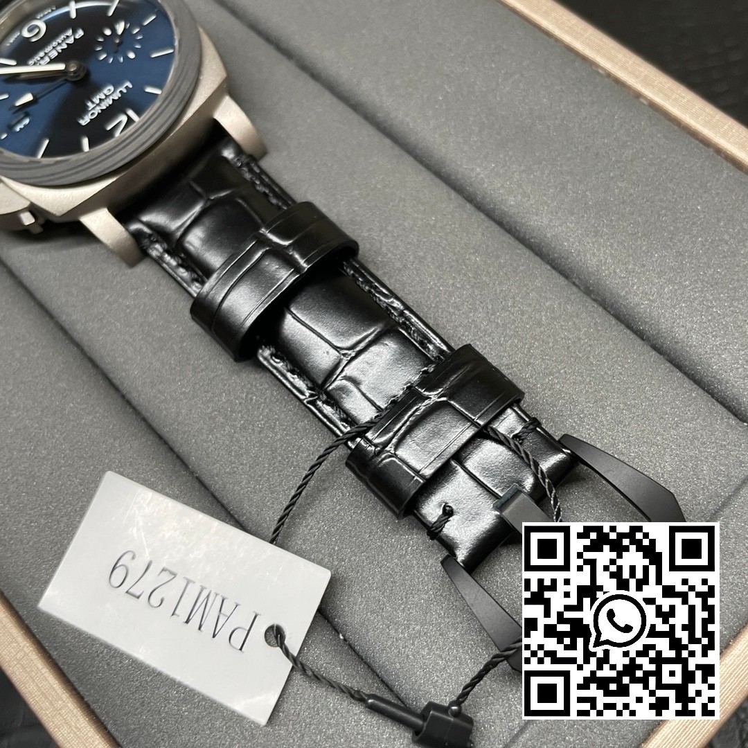 Panerai PAM01279 PAM1279 X Luminor GMT 42mm Titanium VS Factory 1:1 Best Edition Blue Dial