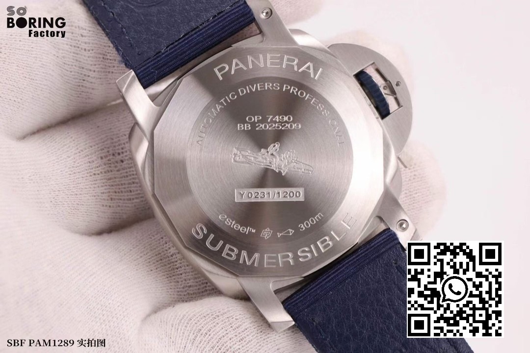 Panerai PAM01289 PAM1289 Y VS Factory 1:1 Best Edition Blue Dial