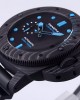 Panerai PAM00904 PAM616 Carbotech VS Factory Best Edition on Blue Logo Black Rubber Strap P.9000 Super Clone V3