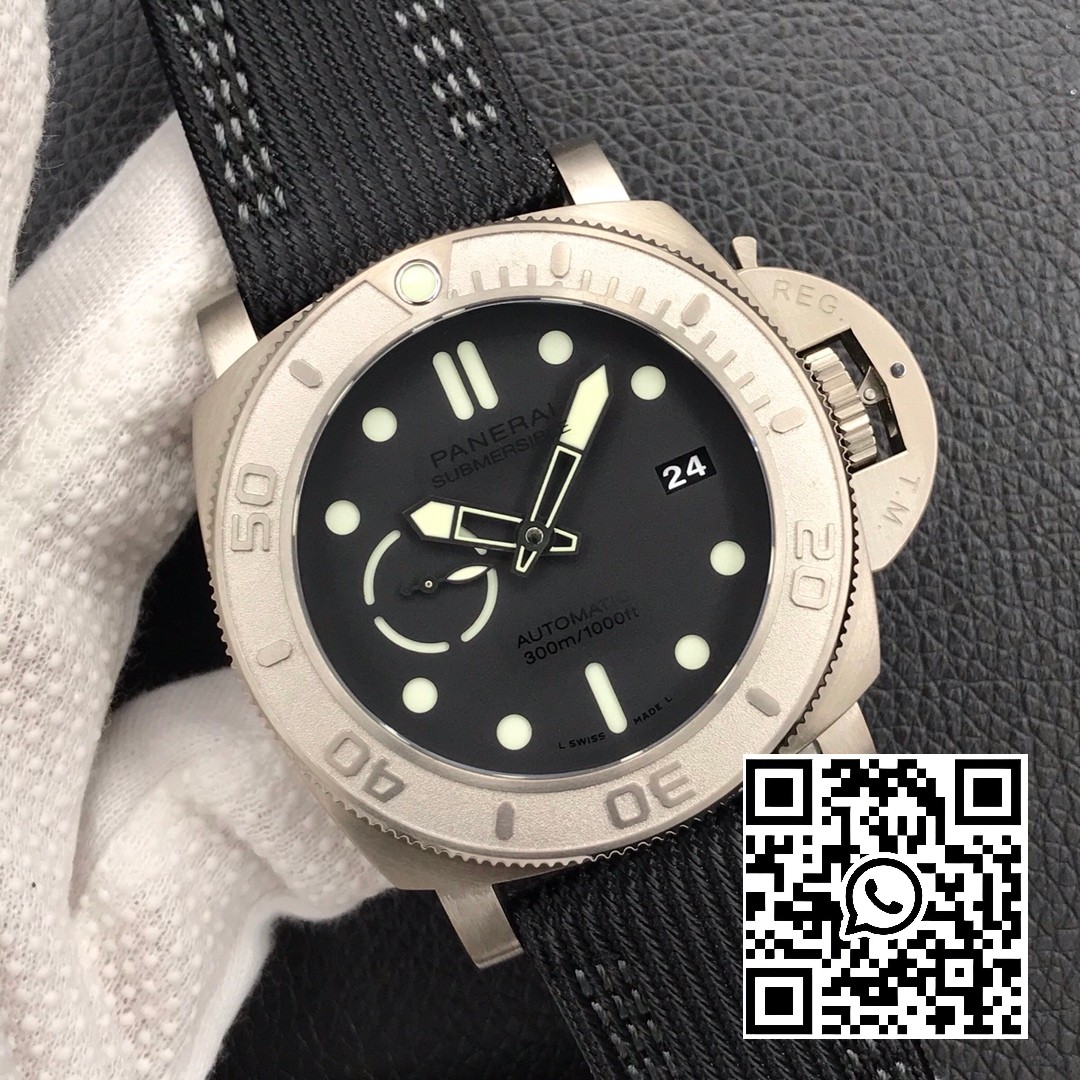 Panerai PAM00984 PAM984 Mike Horn Submersible VS Factory 1:1 Best Edition Black Dial