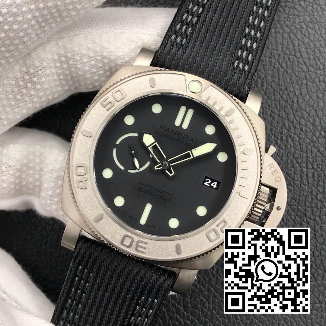 Panerai PAM00984 PAM984 Mike Horn Submersible VS Factory 1:1 Best Edition Black Dial