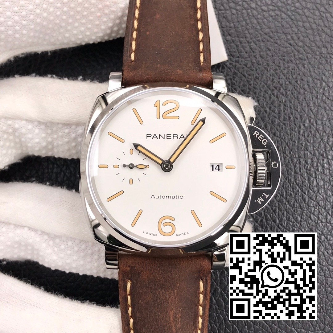 Panerai PAM01046 PAM1046 Luminor Due VS Factory Best Edition White Dial