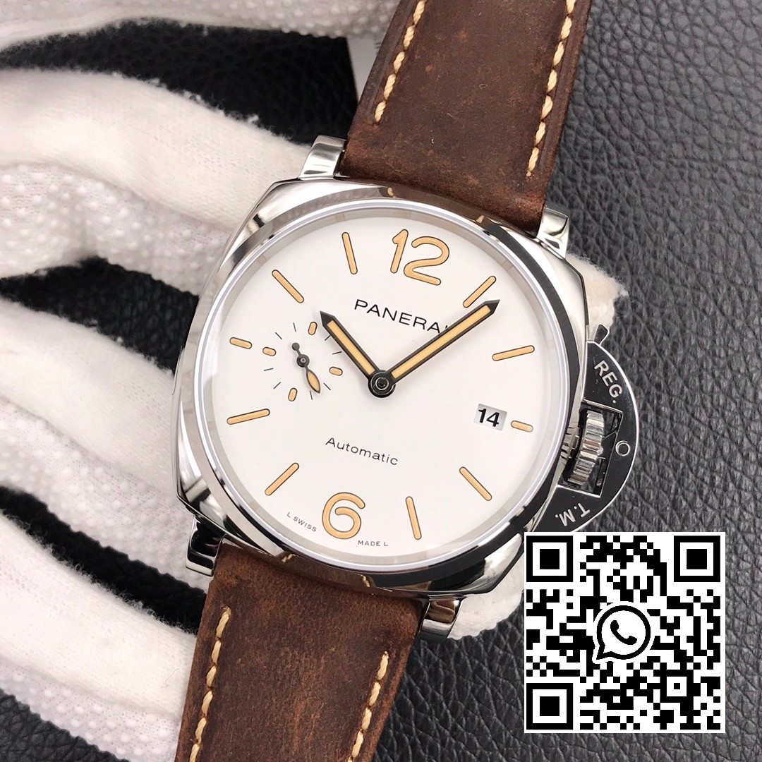 Panerai PAM01046 PAM1046 Luminor Due VS Factory Best Edition White Dial