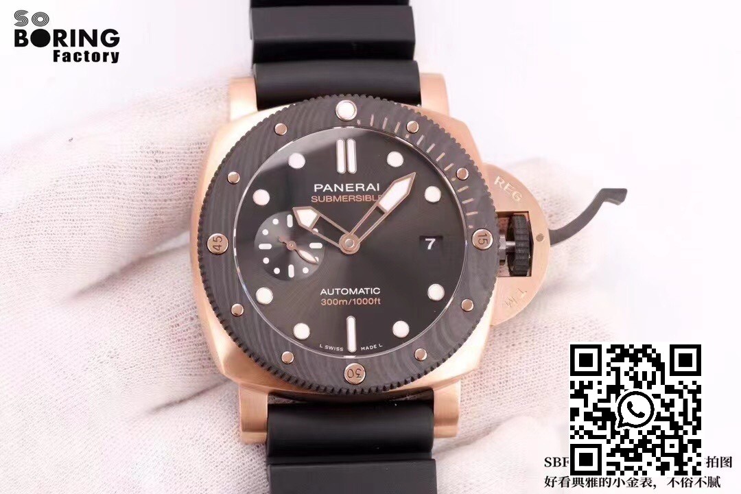 Panerai PAM01070 PAM1070 W VS Factory 1:1 Best Edition Black Dial