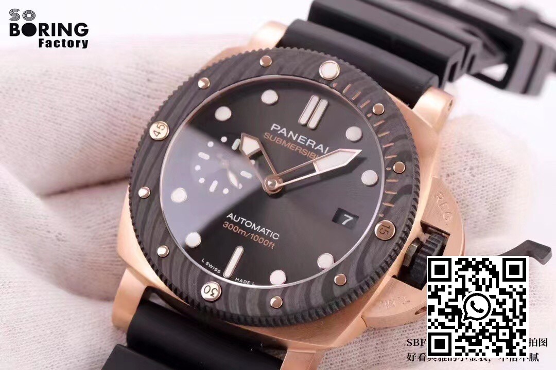 Panerai PAM01070 PAM1070 W VS Factory 1:1 Best Edition Black Dial