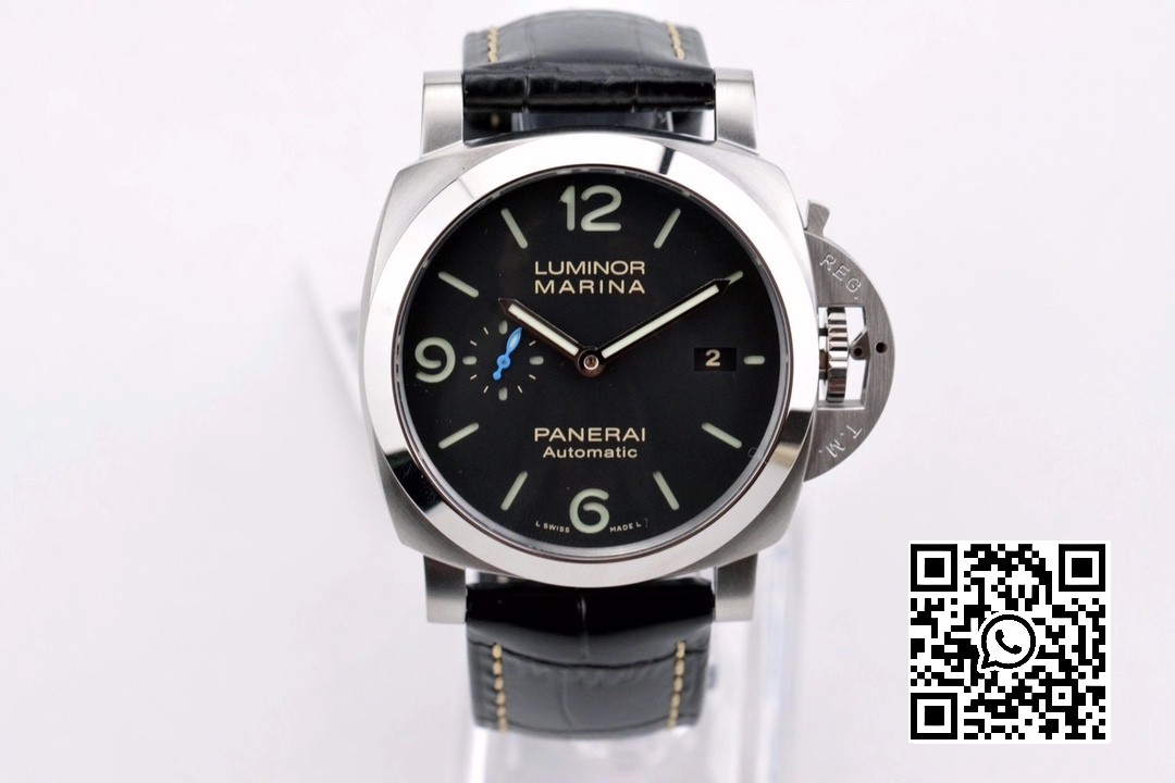 Panerai PAM001312 PAM1312 R VS Factory 1:1 Best Edition on Black Leather Strap P.9000 Super Clone V2