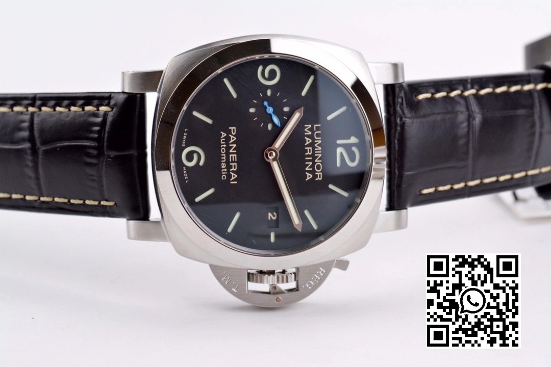 Panerai PAM001312 PAM1312 R VS Factory 1:1 Best Edition on Black Leather Strap P.9000 Super Clone V2