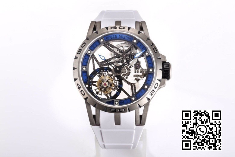 Roger Dubuis Excalibur RDDBEX0546 BBR Factory 1:1 Best Edition Skeleton Blue Dial