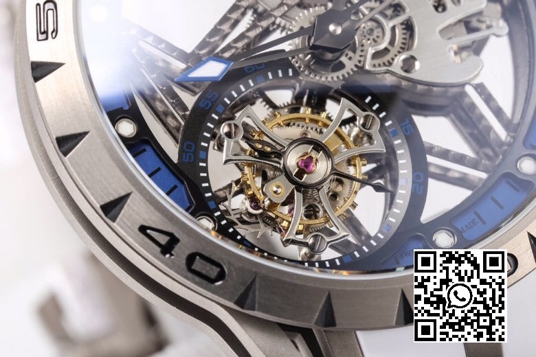 Roger Dubuis Excalibur RDDBEX0546 BBR Factory 1:1 Best Edition Skeleton Blue Dial