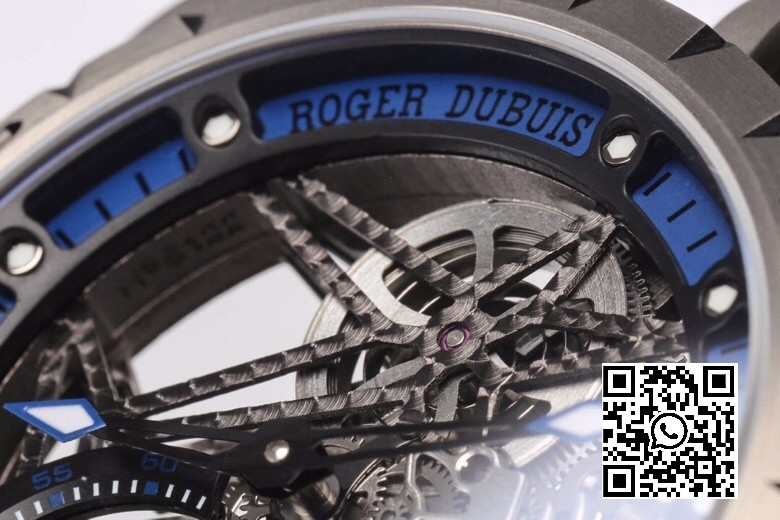 Roger Dubuis Excalibur RDDBEX0546 BBR Factory 1:1 Best Edition Skeleton Blue Dial