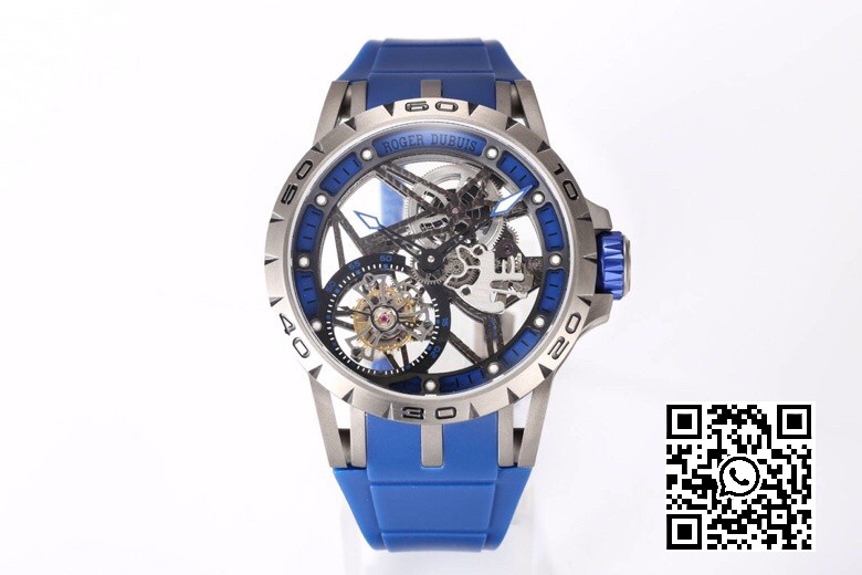 Roger Dubuis Excalibur RDDBEX0546 BBR Factory 1:1 Best Edition Skeleton Blue Dial 