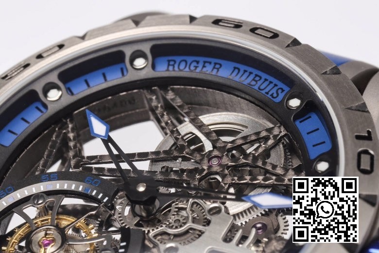 Roger Dubuis Excalibur RDDBEX0546 BBR Factory 1:1 Best Edition Skeleton Blue Dial 