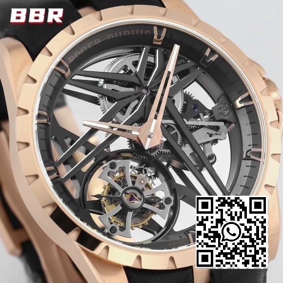 Roger Dubuis Excalibur RDDBEX0838 RG BBR Factory 1:1 Best Edition Skeleton Dial