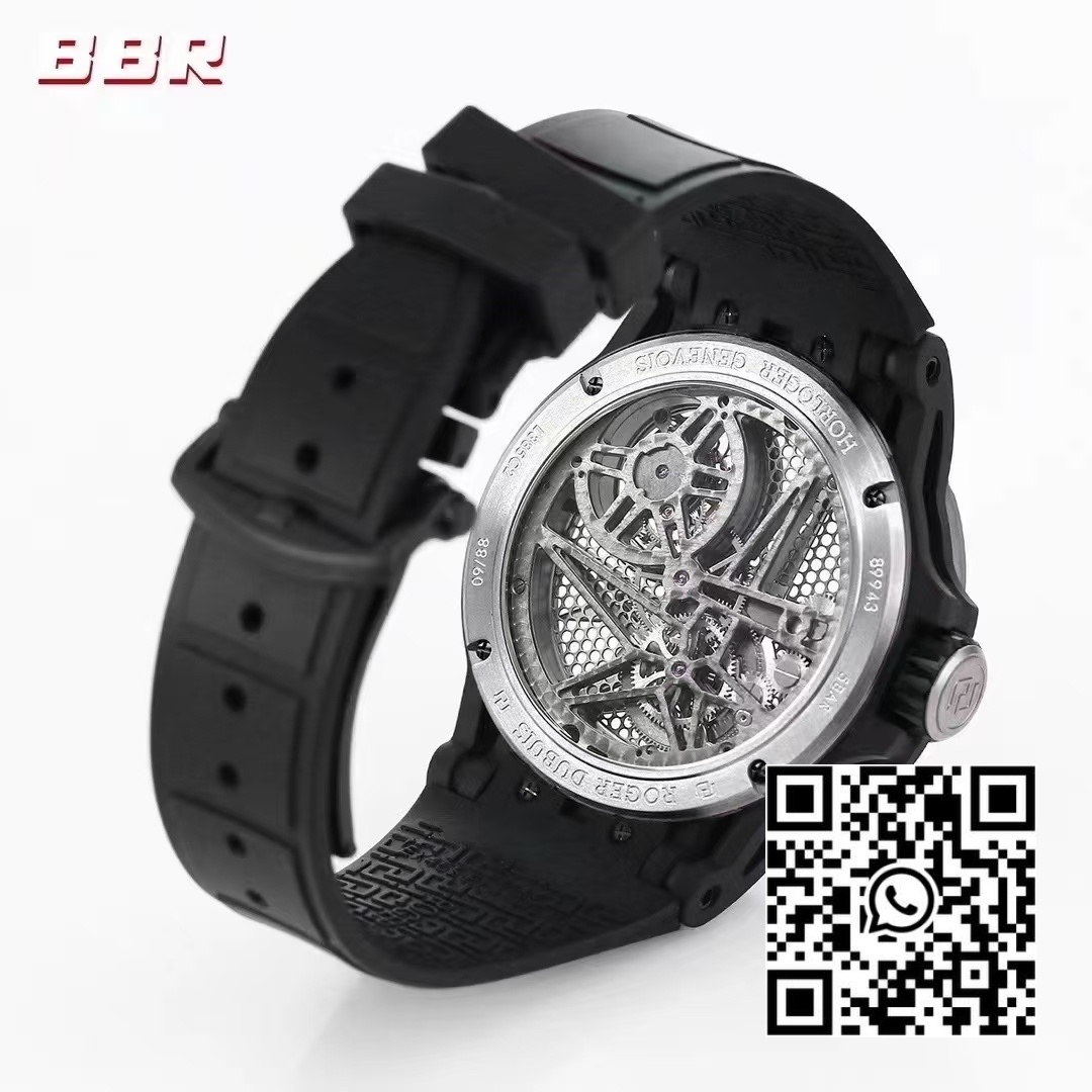 Roger Dubuis Excalibur SPIDER RDDBEX0815 BBR Factory Best Edition Skeleton Black Dial