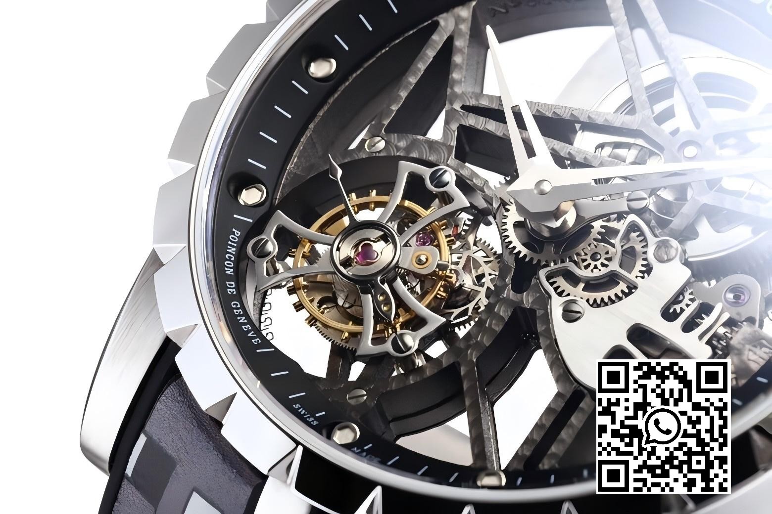 Roger Dubuis Excalibur Rddbex0393 SS BBR Factory 1:1 Best Edition Skeleton Dial