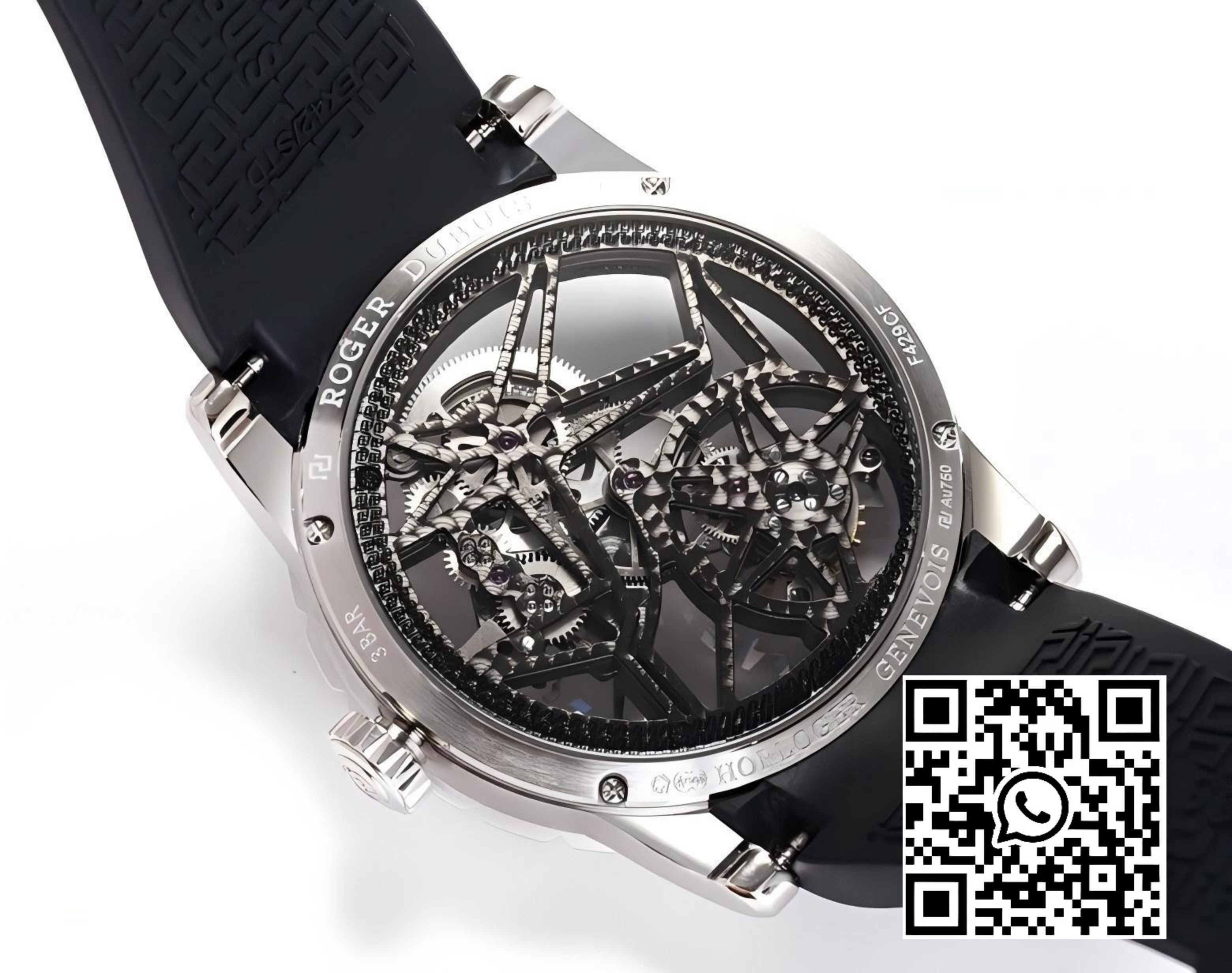 Roger Dubuis Excalibur Rddbex0393 SS BBR Factory 1:1 Best Edition Skeleton Dial