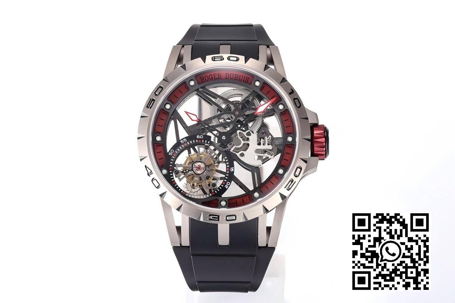 Roger Dubuis Excalibur RDDBEX0454 BBR Factory 1:1 Best Edition Skeleton Black Dial