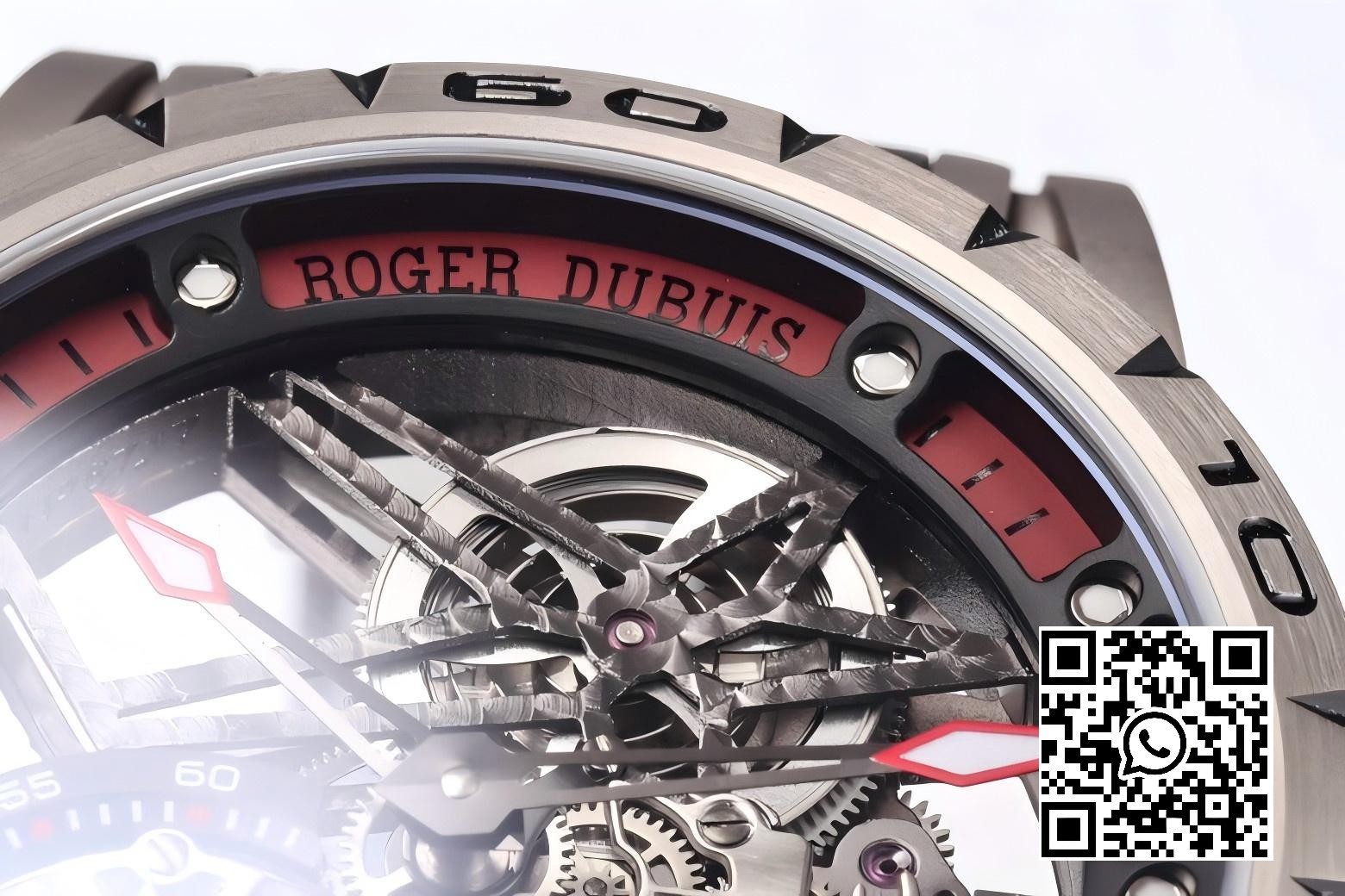 Roger Dubuis Excalibur RDDBEX0454 BBR Factory 1:1 Best Edition Skeleton Black Dial