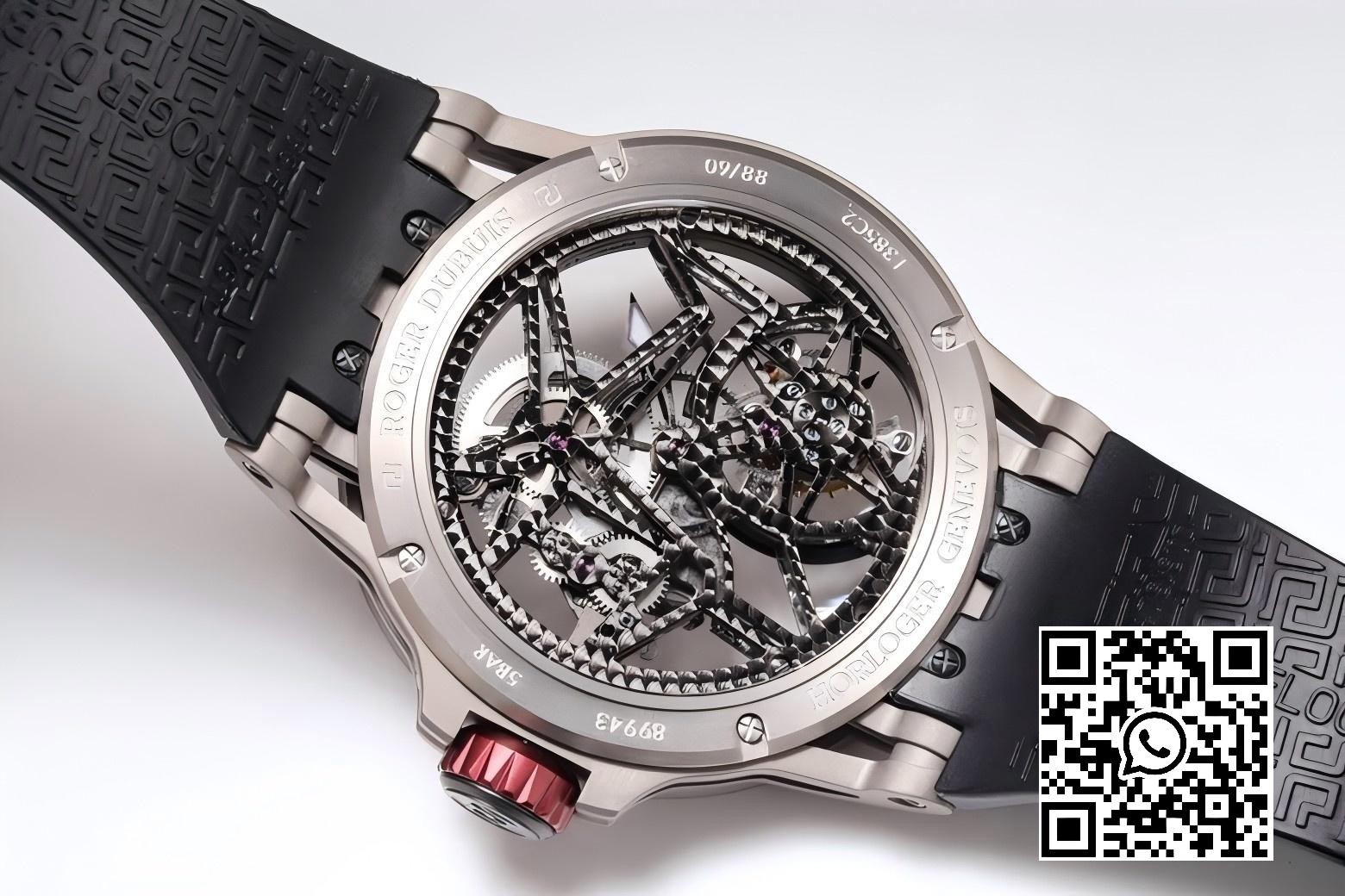 Roger Dubuis Excalibur RDDBEX0454 BBR Factory 1:1 Best Edition Skeleton Black Dial