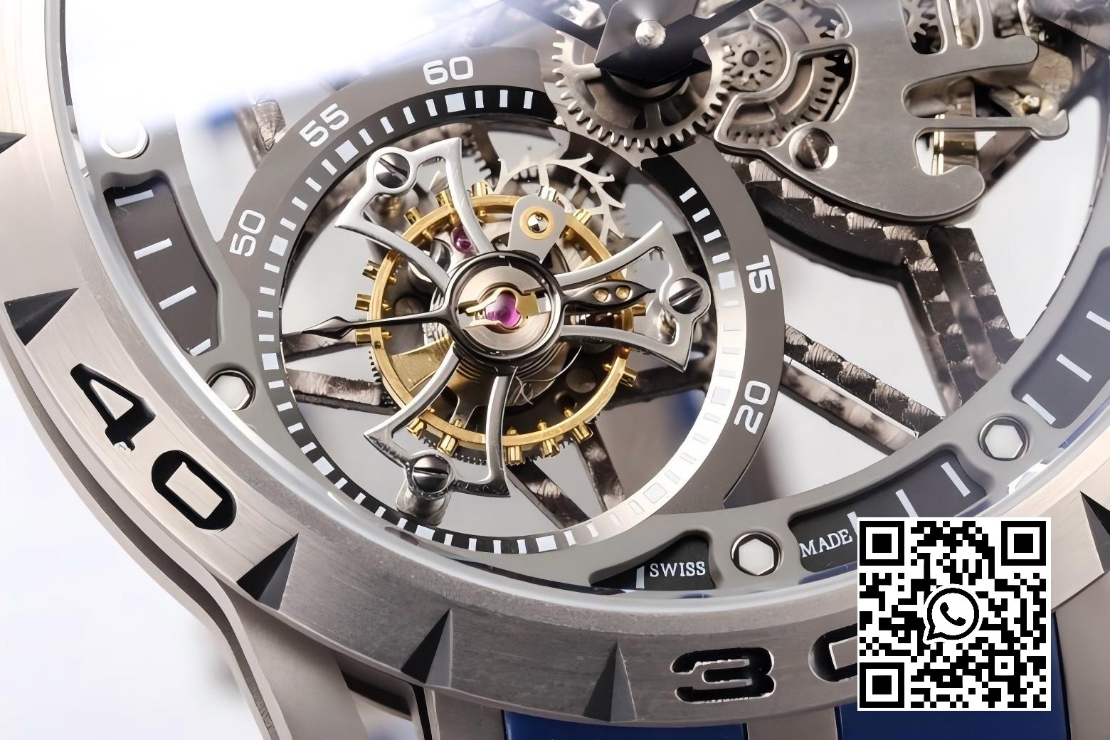 Roger Dubuis Excalibur RDDBEX0479 BBR Factory 1:1 Best Edition Skeleton Black Dial