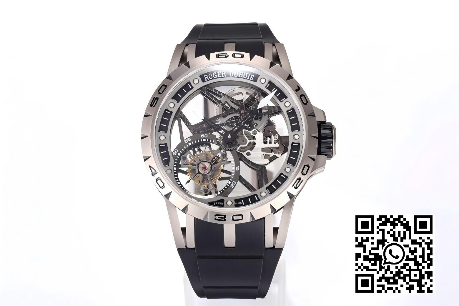 Roger Dubuis Excalibur RDDBEX0479 BBR Factory 1:1 Best Edition Skeleton Black Dial