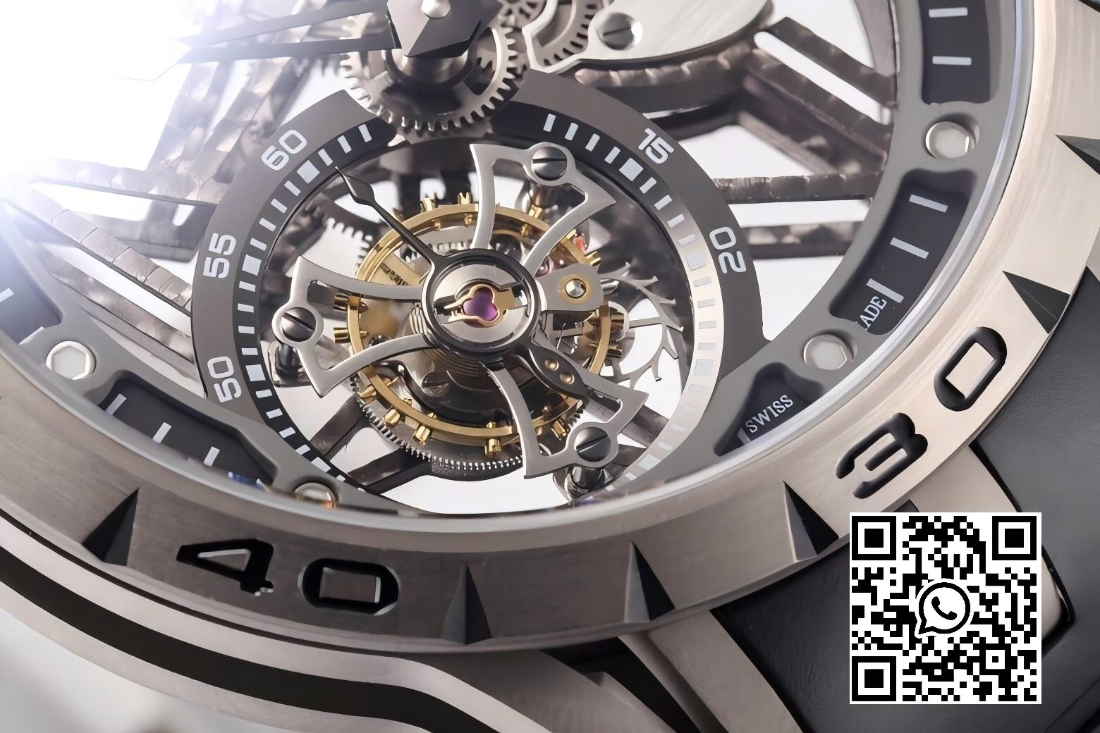 Roger Dubuis Excalibur RDDBEX0479 BBR Factory 1:1 Best Edition Skeleton Black Dial