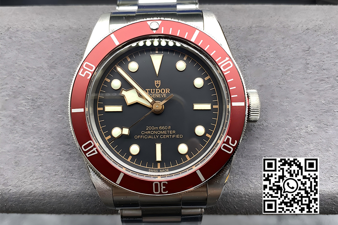 Tudor M7941 Heritage Black Bay Red Bezel ZF Factory 1:1 Best Edition on SS Jubilee Bracelet A2824