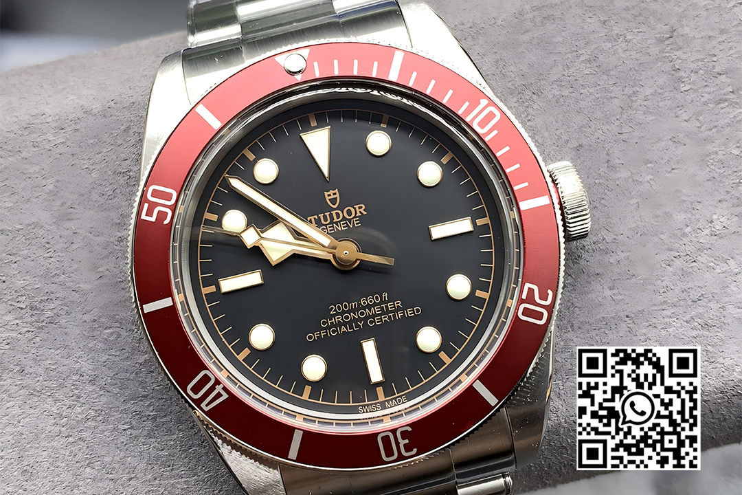 Tudor M7941 Heritage Black Bay Red Bezel ZF Factory 1:1 Best Edition on SS Jubilee Bracelet A2824