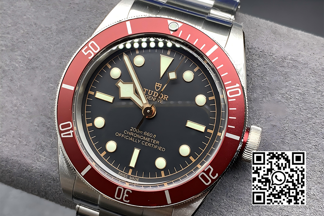 Tudor M7941 Heritage Black Bay Red Bezel ZF Factory 1:1 Best Edition on SS Jubilee Bracelet A2824