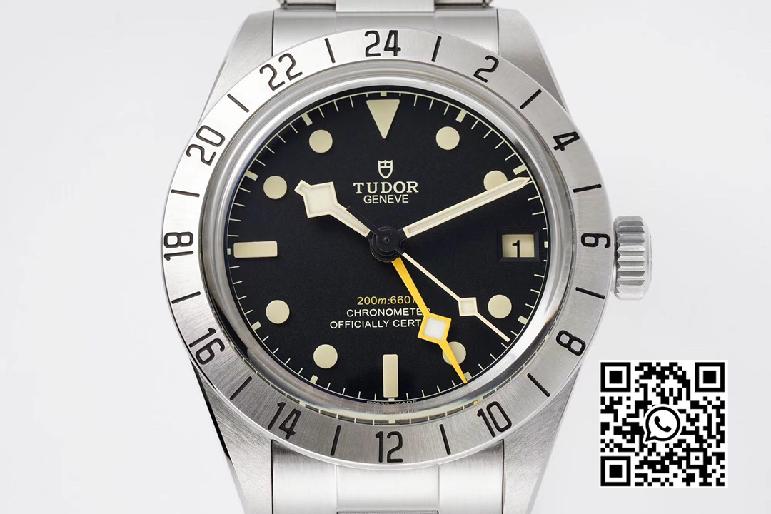 Tudor M79470 Black Bay GMT SS Bezel ZF Factory 1:1 Best Edition Black Dial