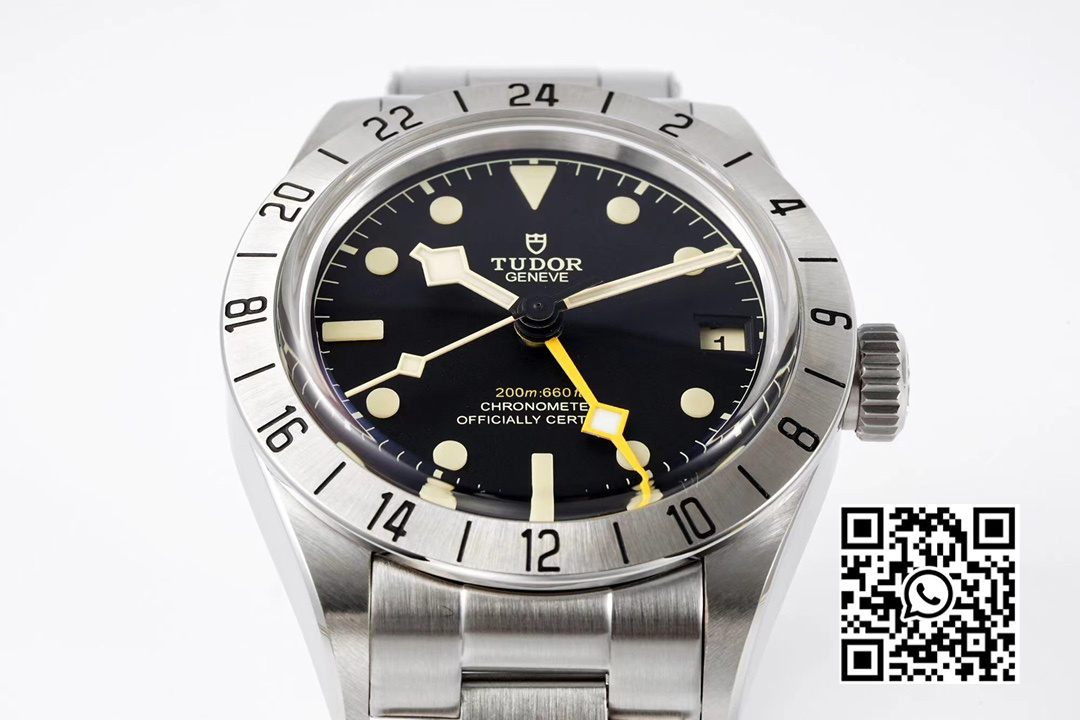 Tudor M79470 Black Bay GMT SS Bezel ZF Factory 1:1 Best Edition Black Dial