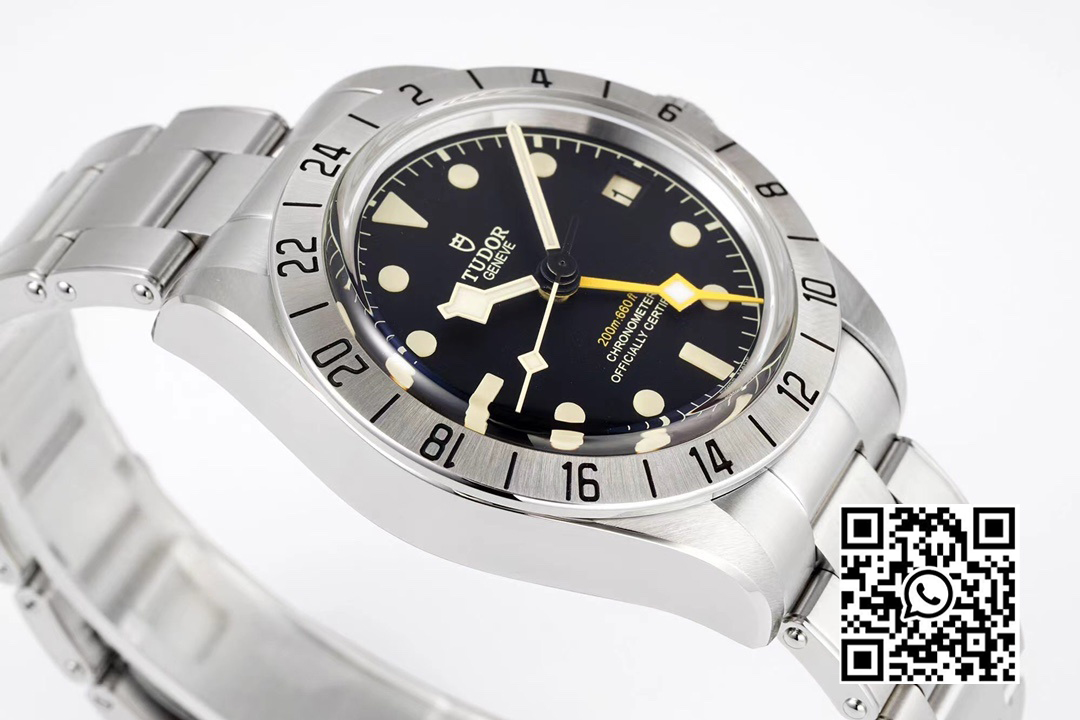 Tudor M79470 Black Bay GMT SS Bezel ZF Factory 1:1 Best Edition Black Dial