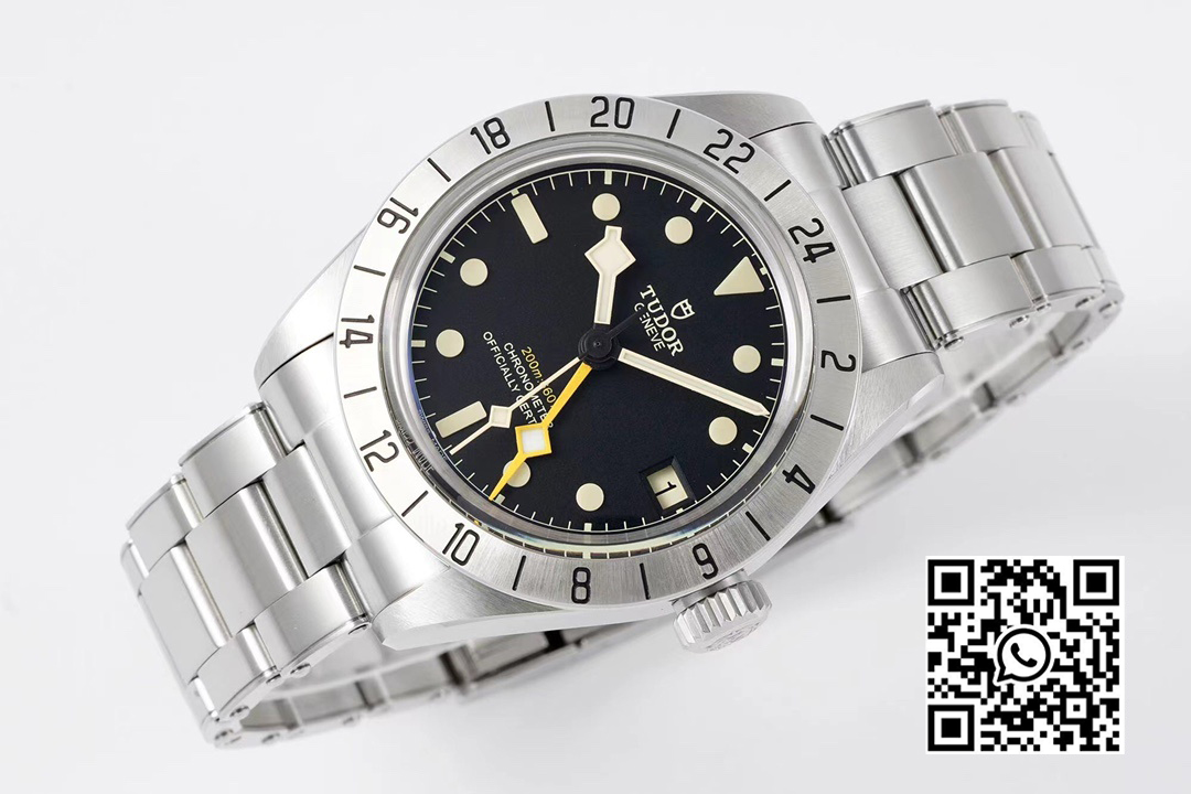 Tudor M79470 Black Bay GMT SS Bezel ZF Factory 1:1 Best Edition Black Dial