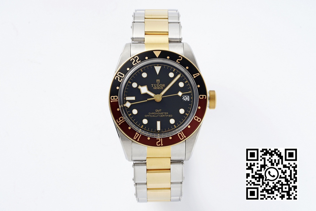 Tudor M79833 Black Bay GMT S&G Black/Brown Bezel ZF Factory 1:1 Best Edition on SS/YG Bracelet A2836